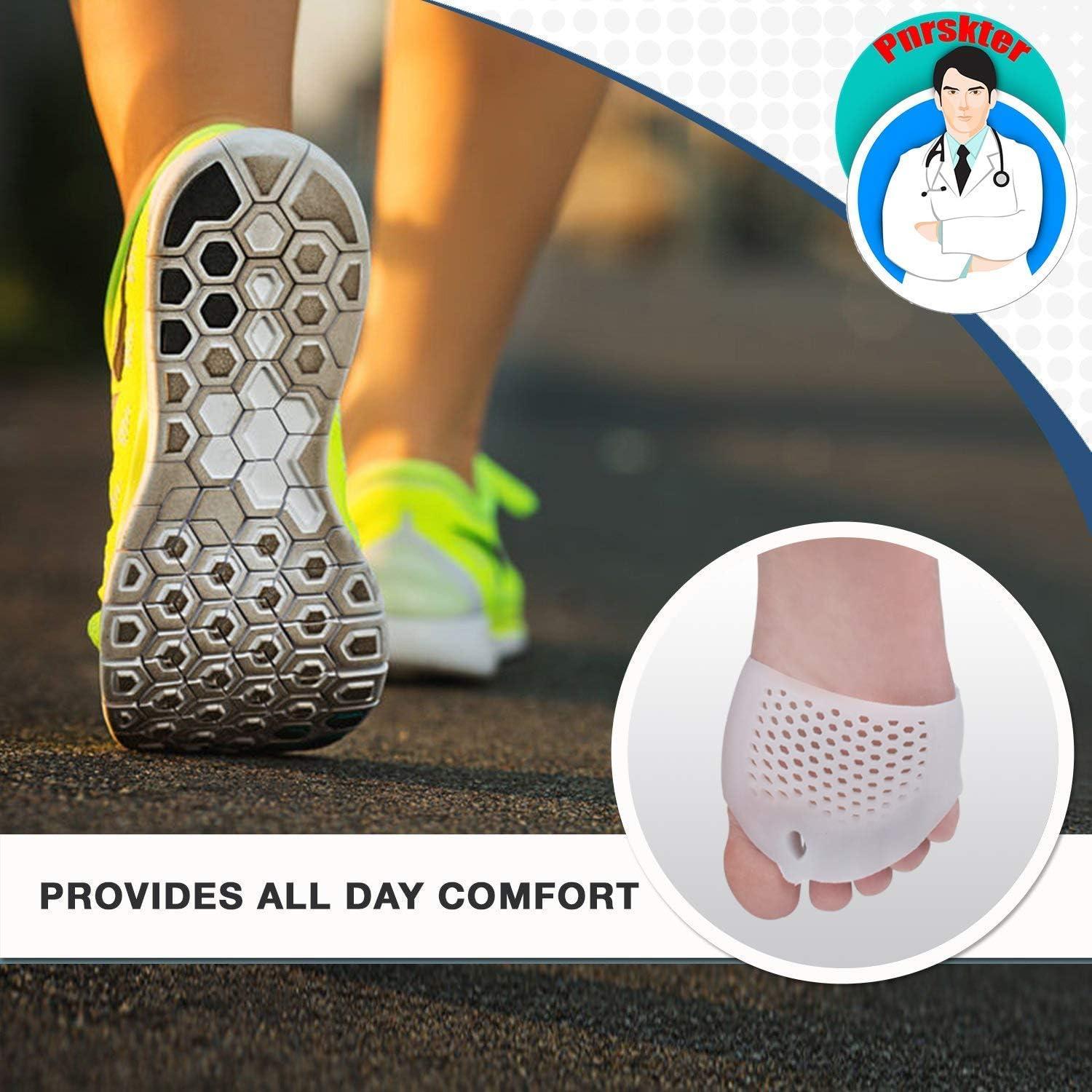 Cojines Metatarsales Pnrskter 4PCS Almohadillas de Gel