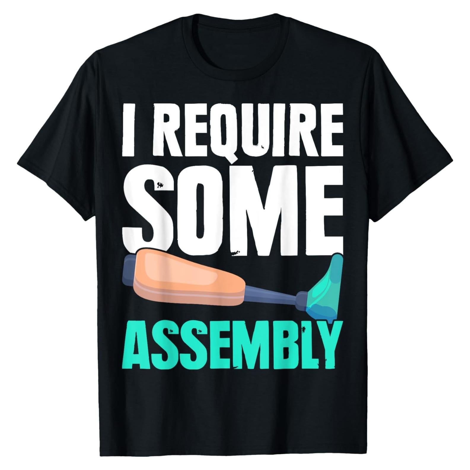 Camiseta Divertida para Hombres con Diseño de Pierna Prostética