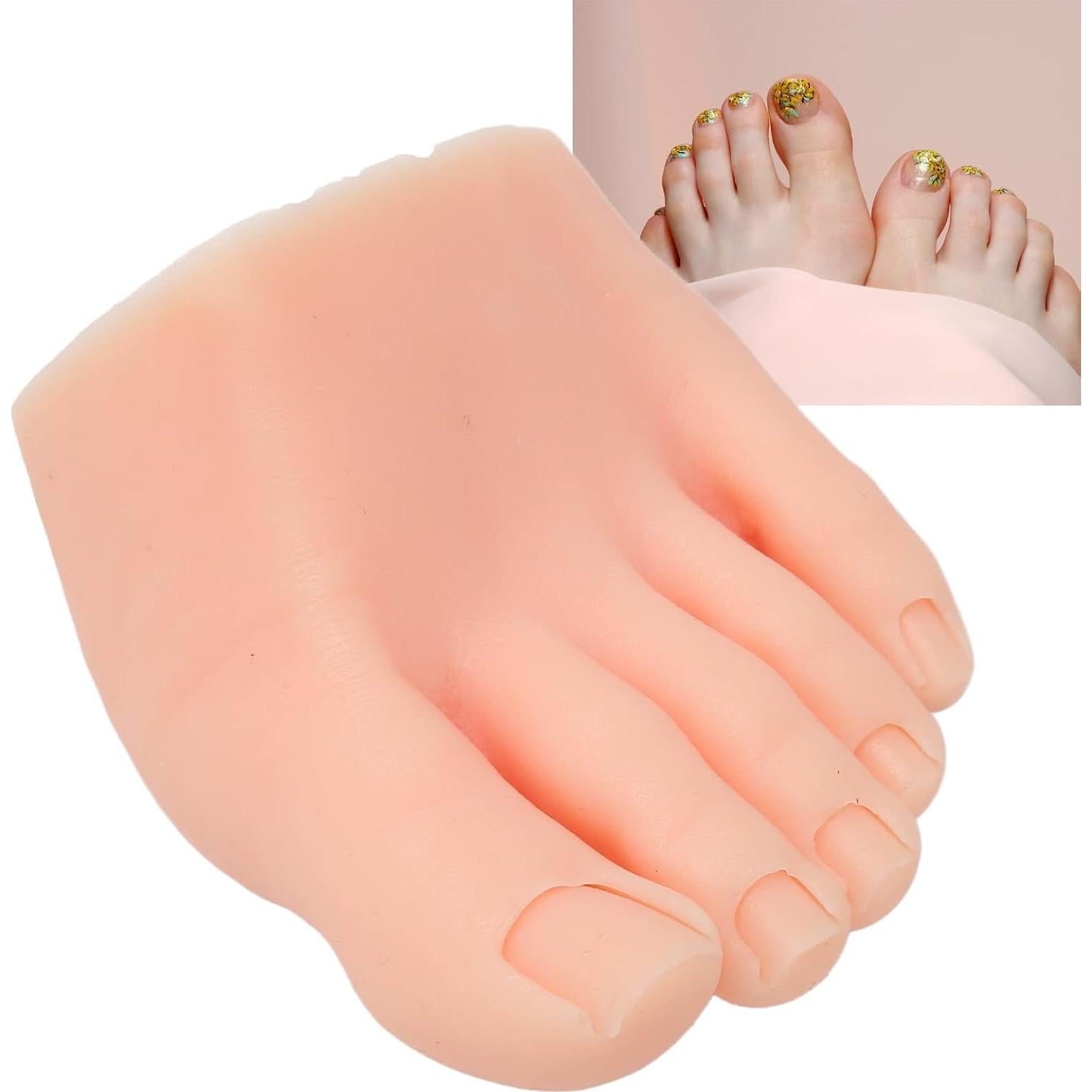 Modelo de Pie Falso Diydeg de Silicona Suave para Uñas