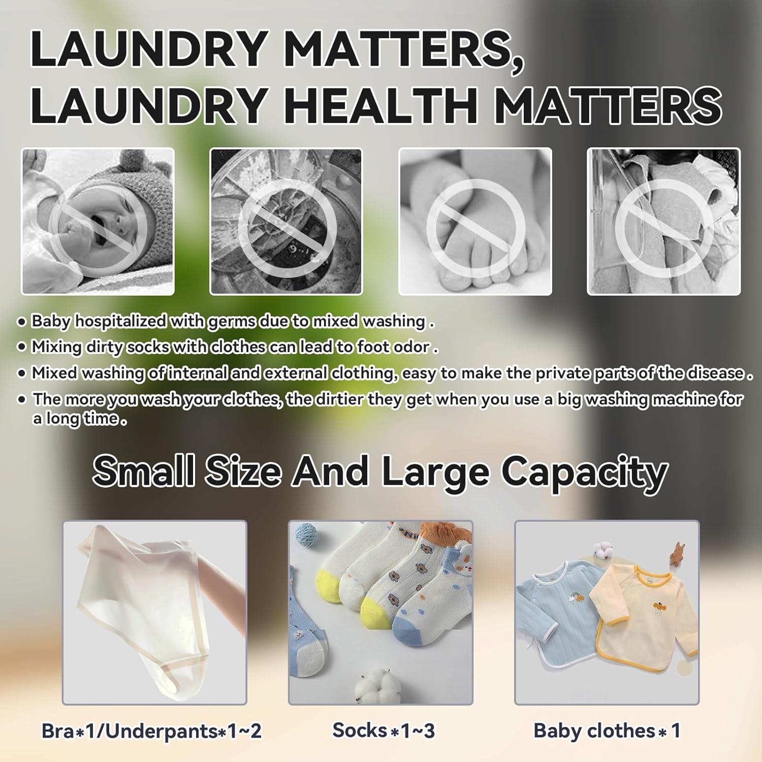 Lavadora Mini Portátil SUNHAIXIA 1L Compacta para Ropa