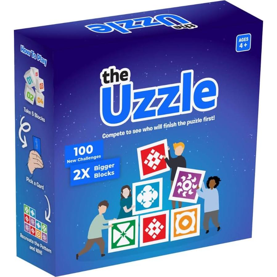 Juego de Mesa Uzzle 3.0 para Niños y Adultos 4+