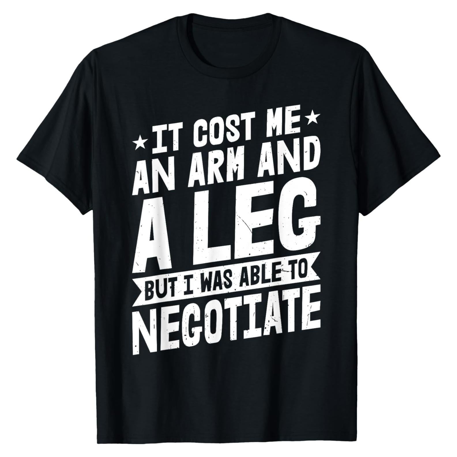 Camiseta de Amputación para Hombre - Funny Amputee Gifts - Negro