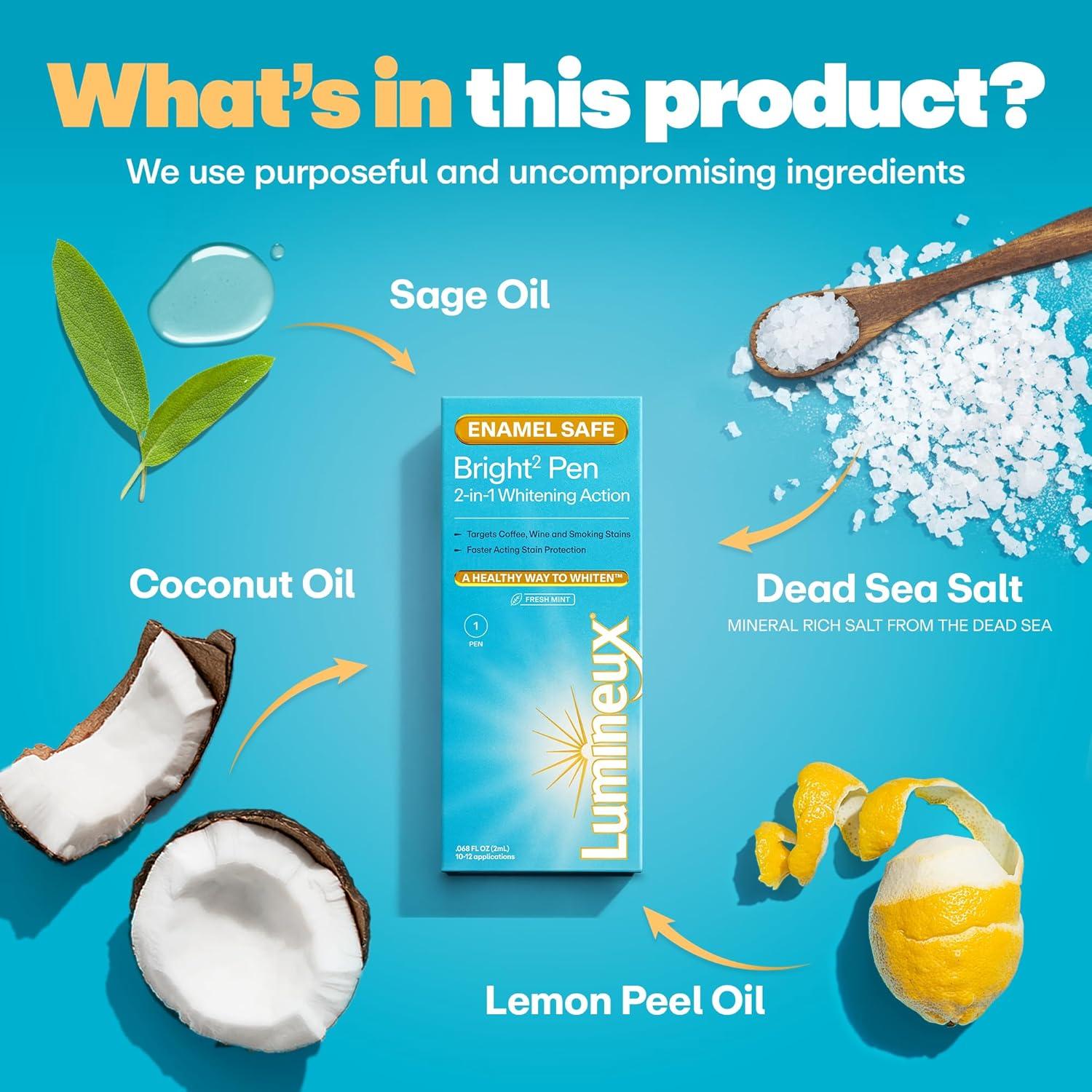 Lápiz Blanqueador Lumineux 2-en-1 - Sin Sensibilidad, 90g