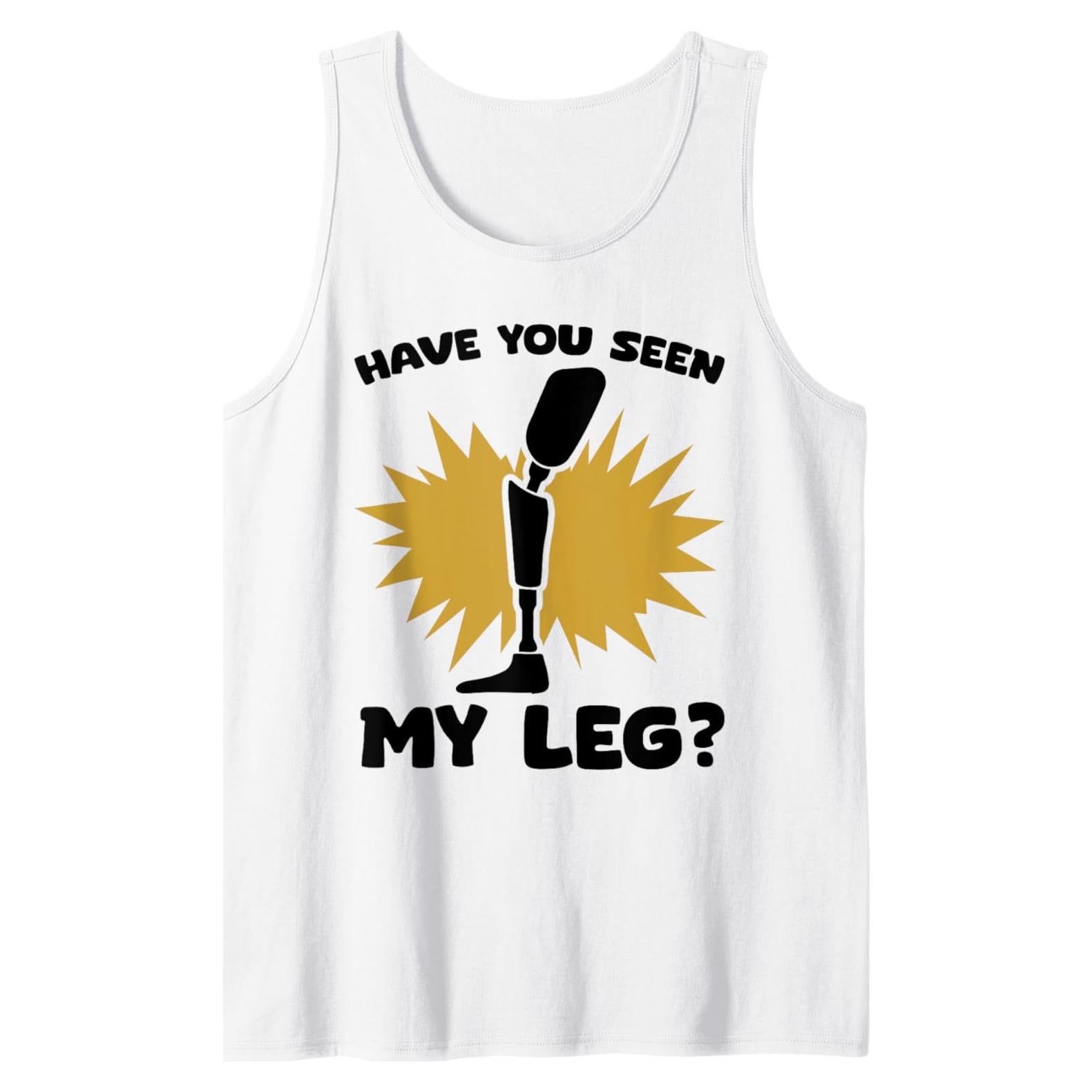 Camiseta Sin Mangas para Amputados de Pierna - Caja de Leche