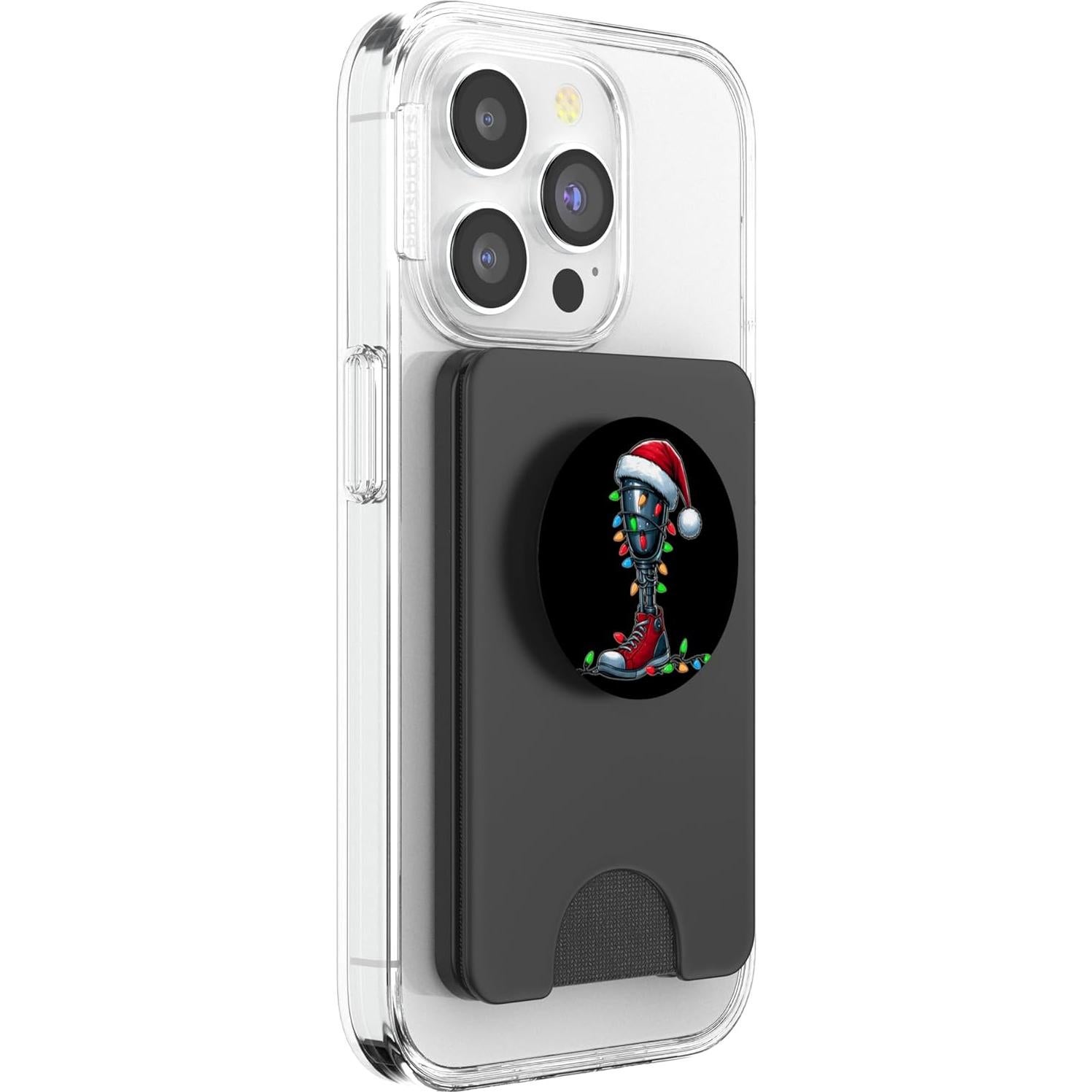 PopWallet Magnético PopSockets para MagSafe Negro