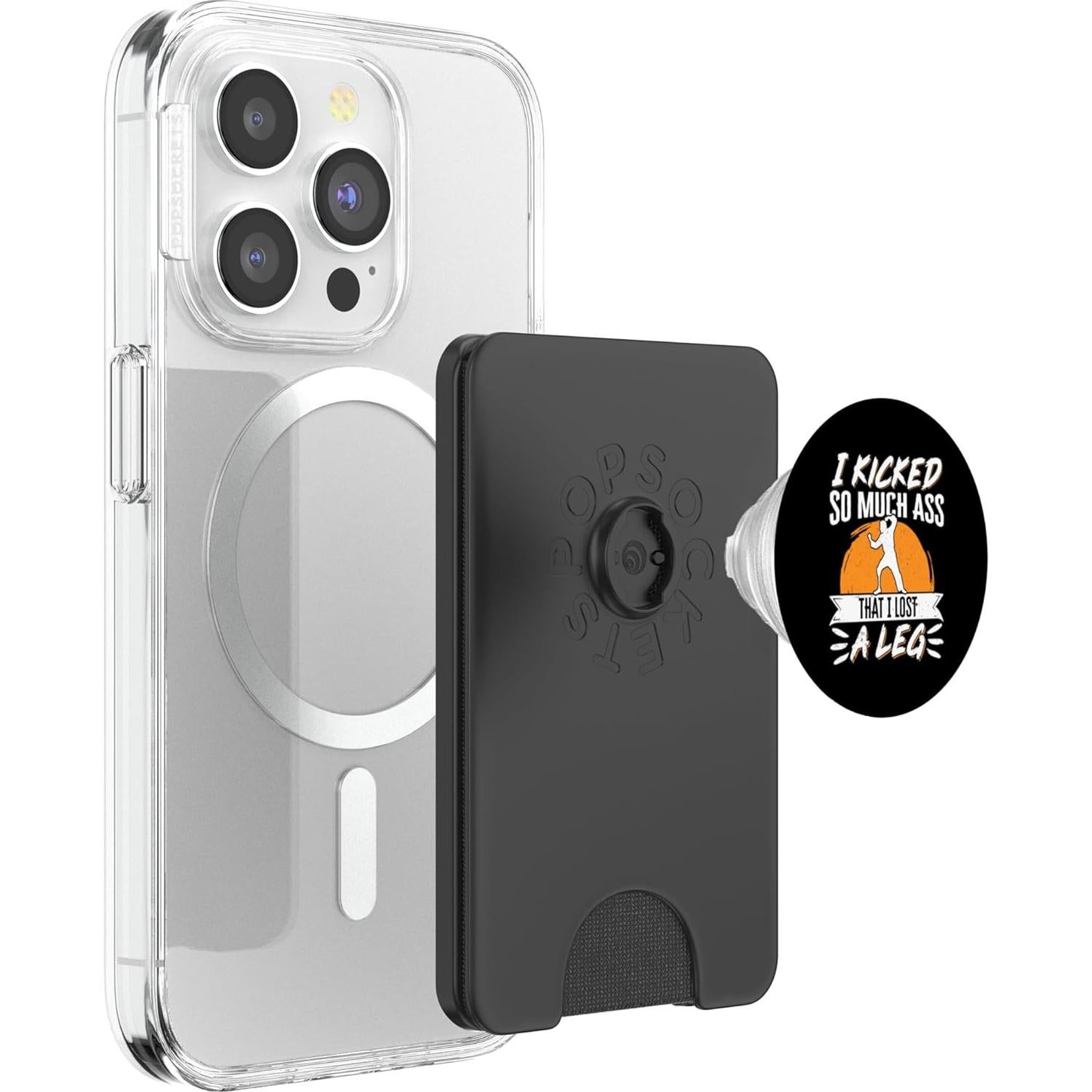 PopWallet Magnético PopSockets para MagSafe - Negro