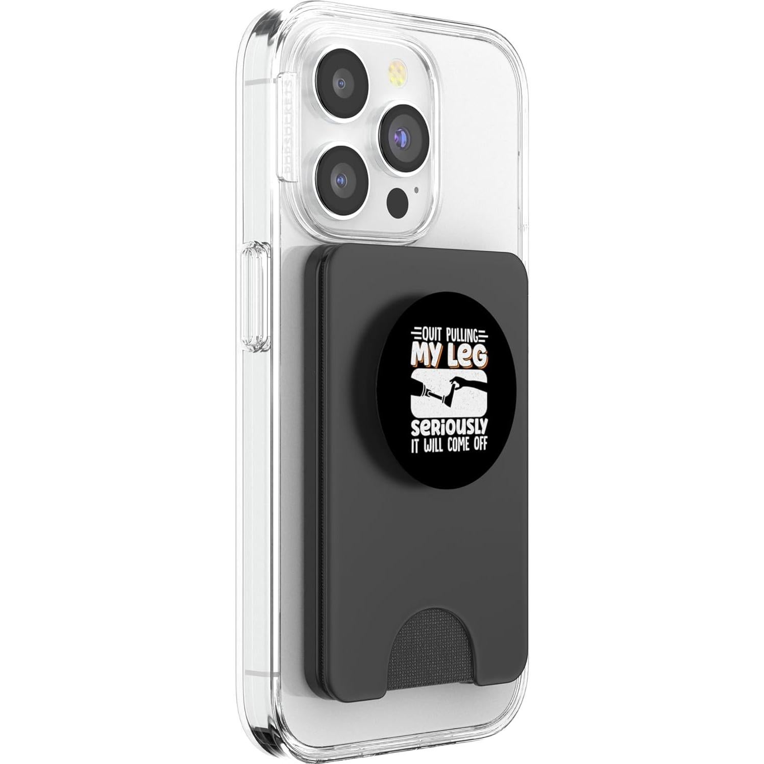 PopWallet Magnético PopSockets para MagSafe - Negro