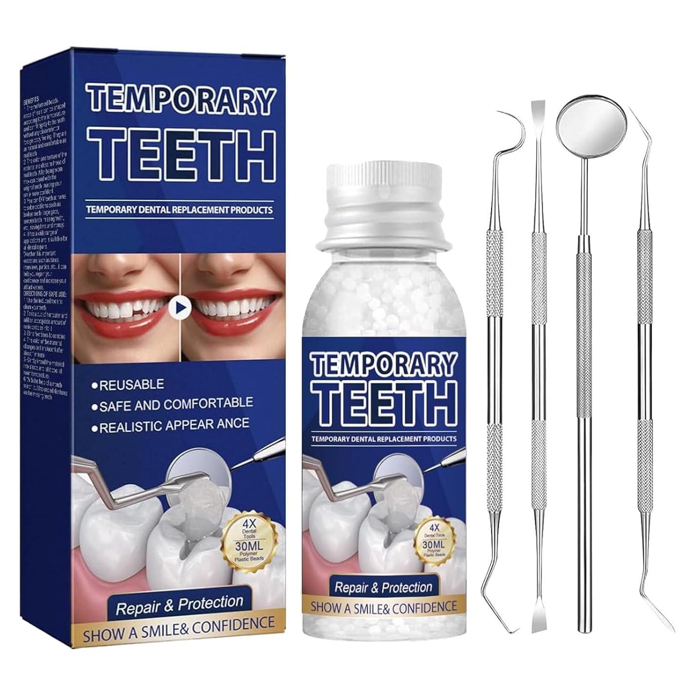 Kit de Reparación Dental WALEJUC con 30ml y 4 Herramientas