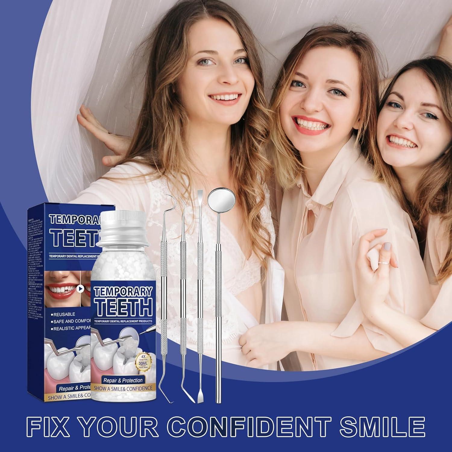 Kit de Reparación Dental WALEJUC con 30ml y 4 Herramientas