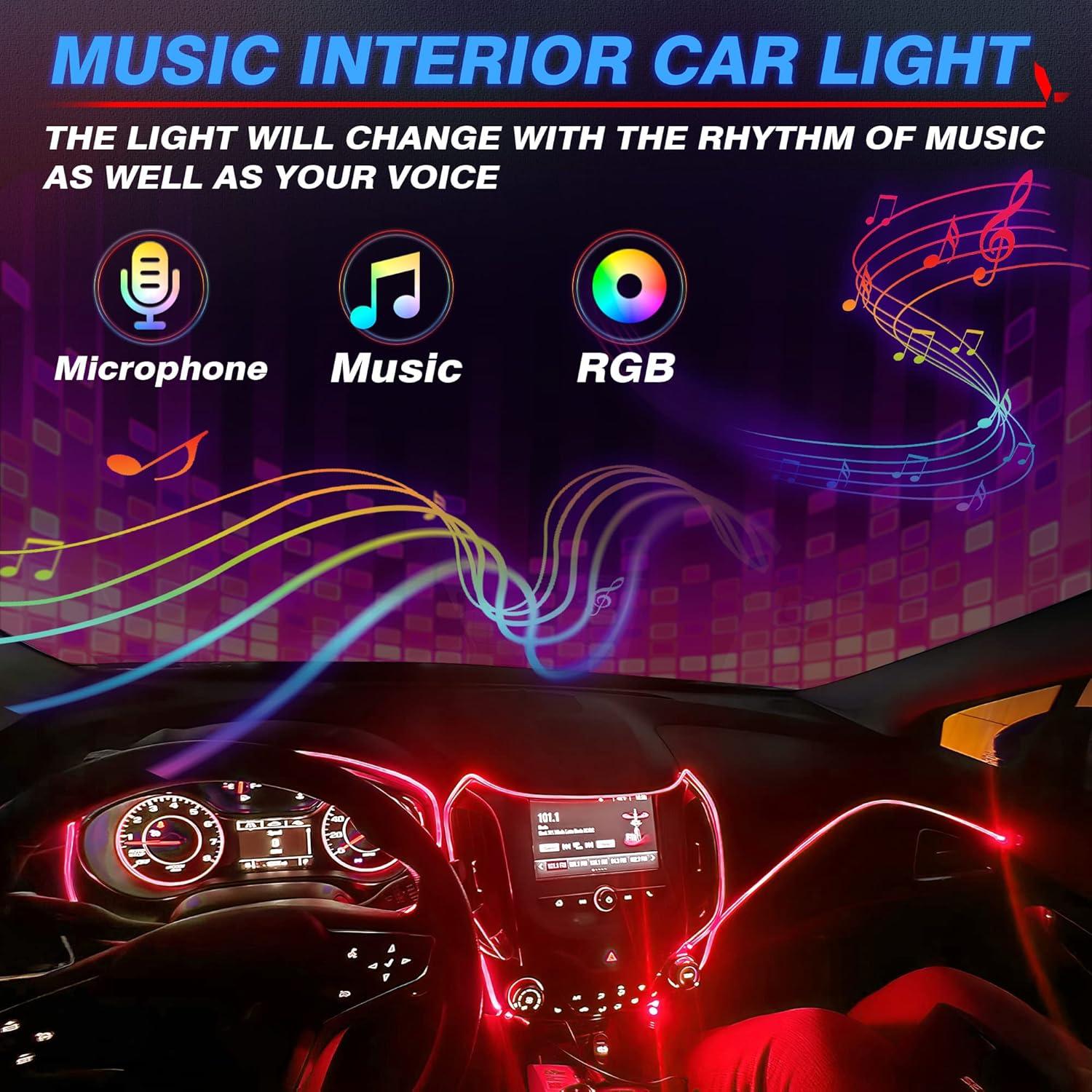 Luz de tira LED MICTUNING 8 en 1 RGB 101.6 m con control APP