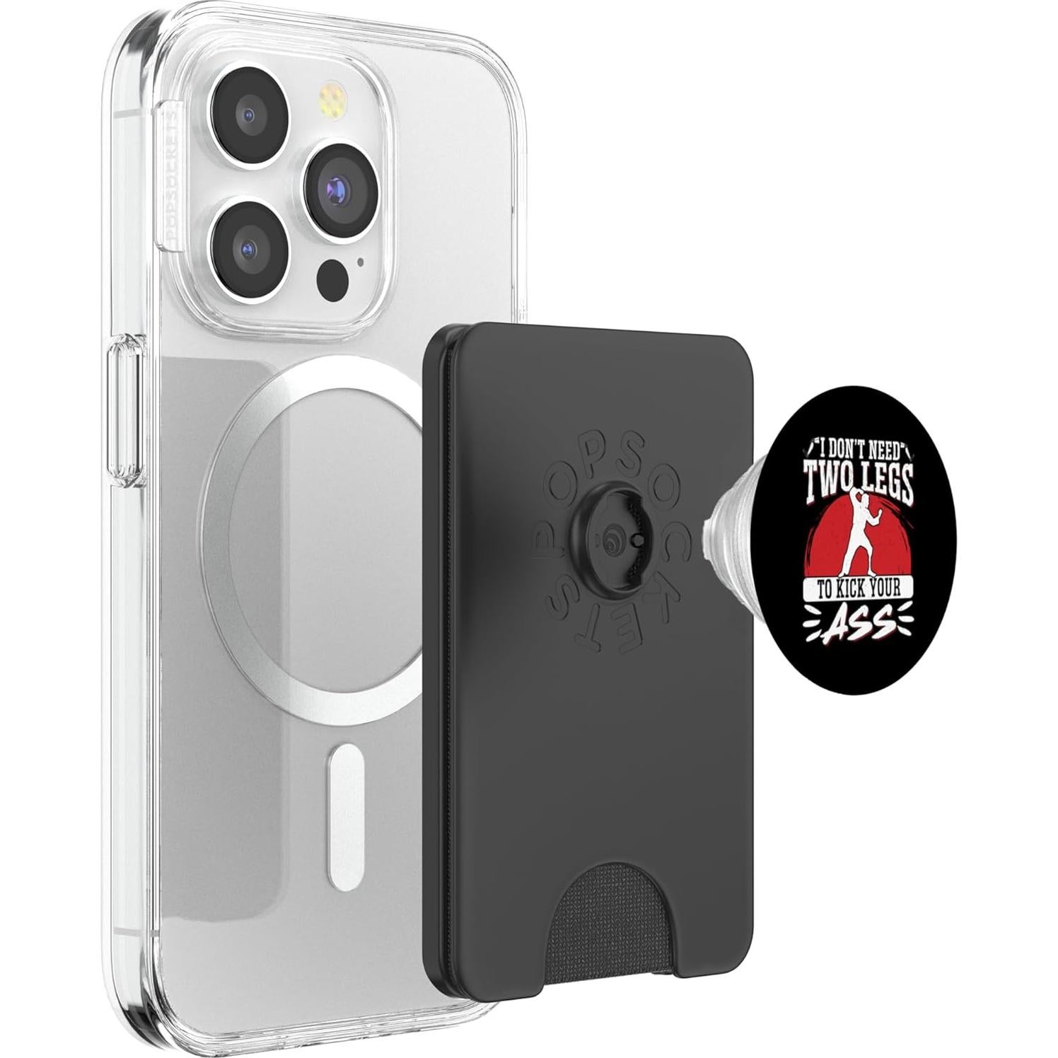 PopWallet Magnético PopSockets con Diseño Amputación