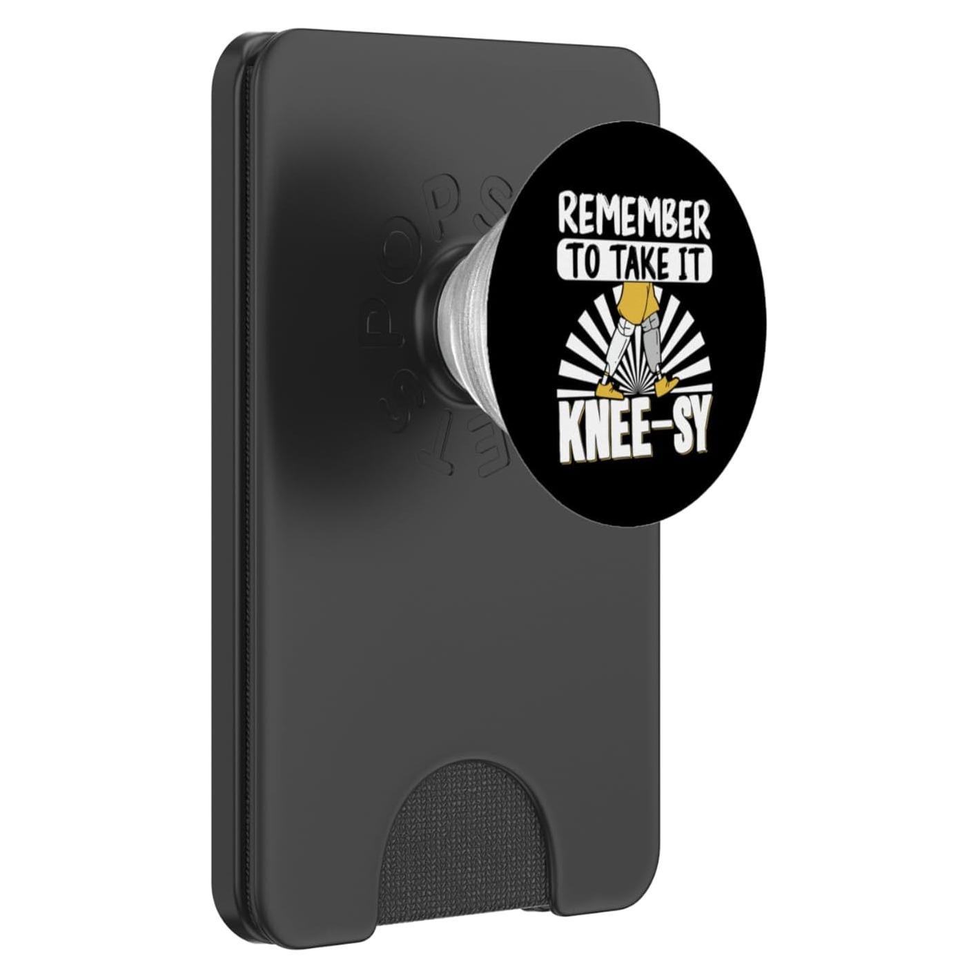 PopWallet Magnético PopSockets para Teléfono Negro