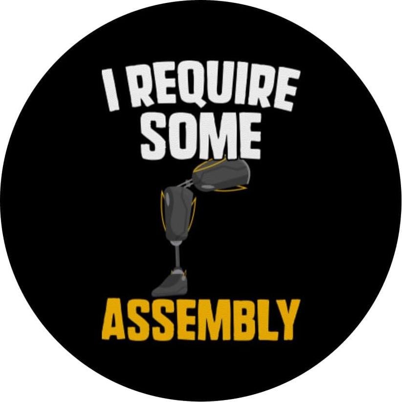 PopSockets Prótese de Pierna Amputado Estándar Negro