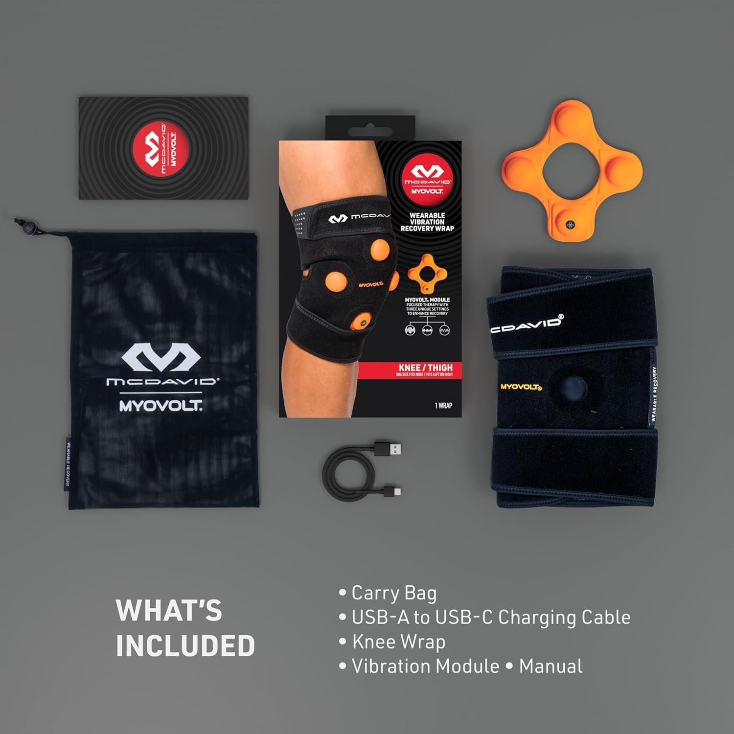 Envoltura de Vibración McDavid Myovolt para Pierna y Rodilla