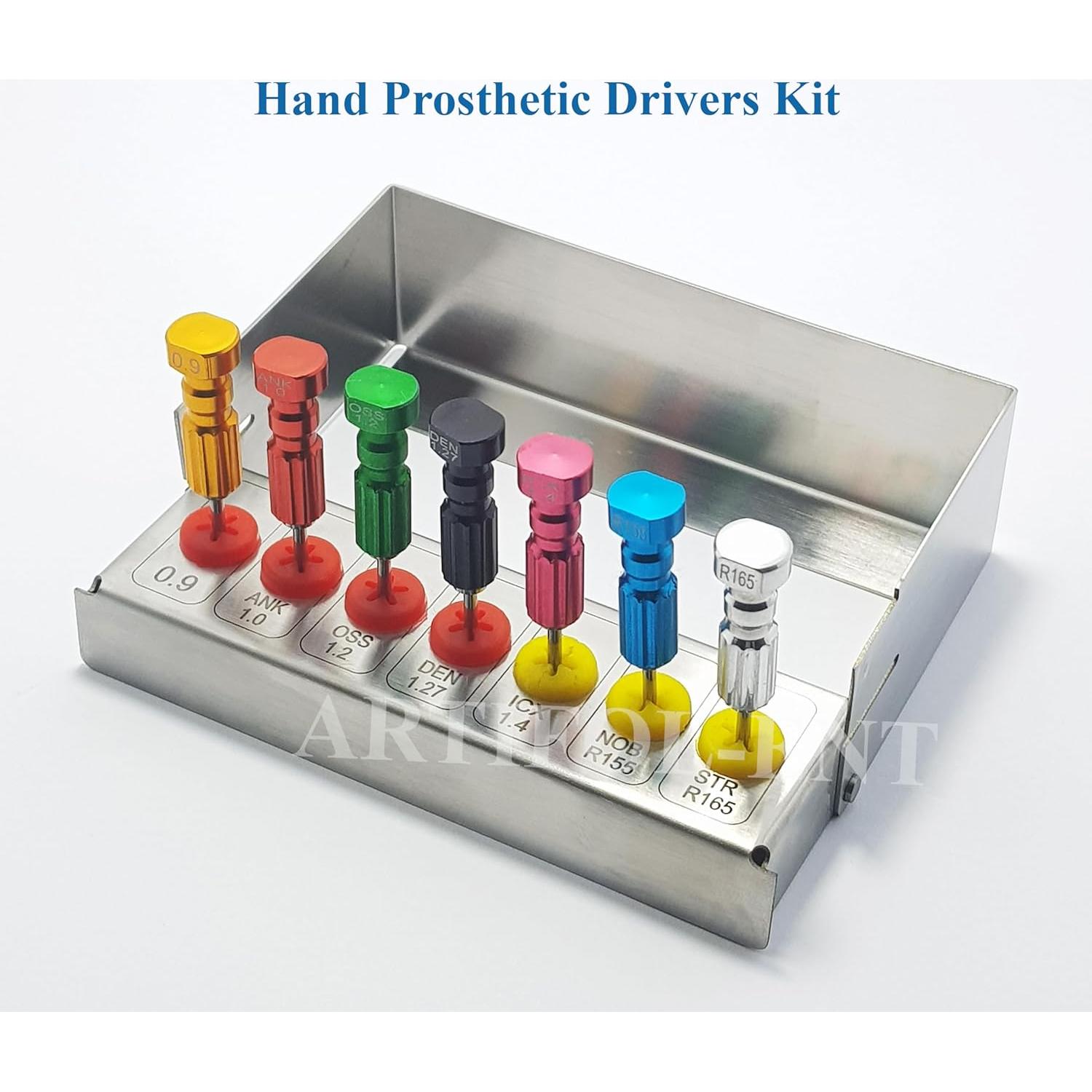 Kit de 7 Destornilladores Prostéticos Genérico OS1034