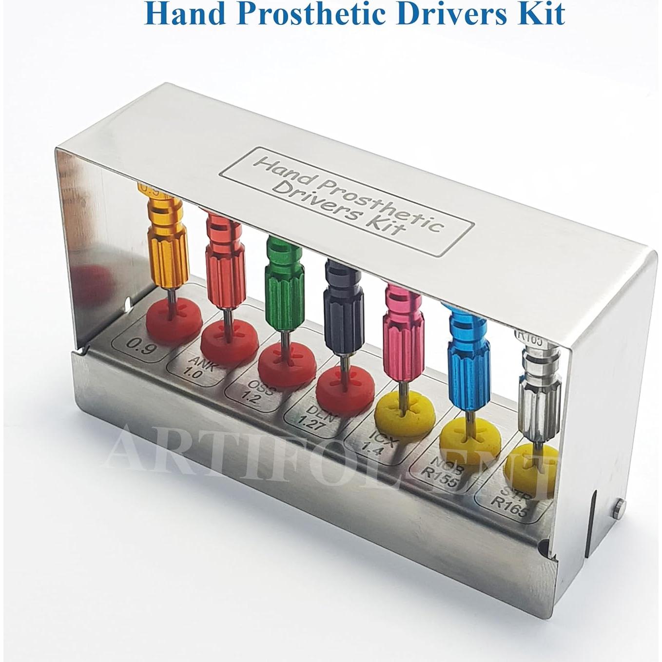 Kit de 7 Destornilladores Prostéticos Genérico OS1034