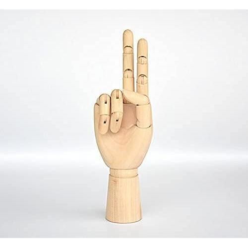 Maniquí Articulado de Madera TAPBULL 25,4 cm Mano Izquierda