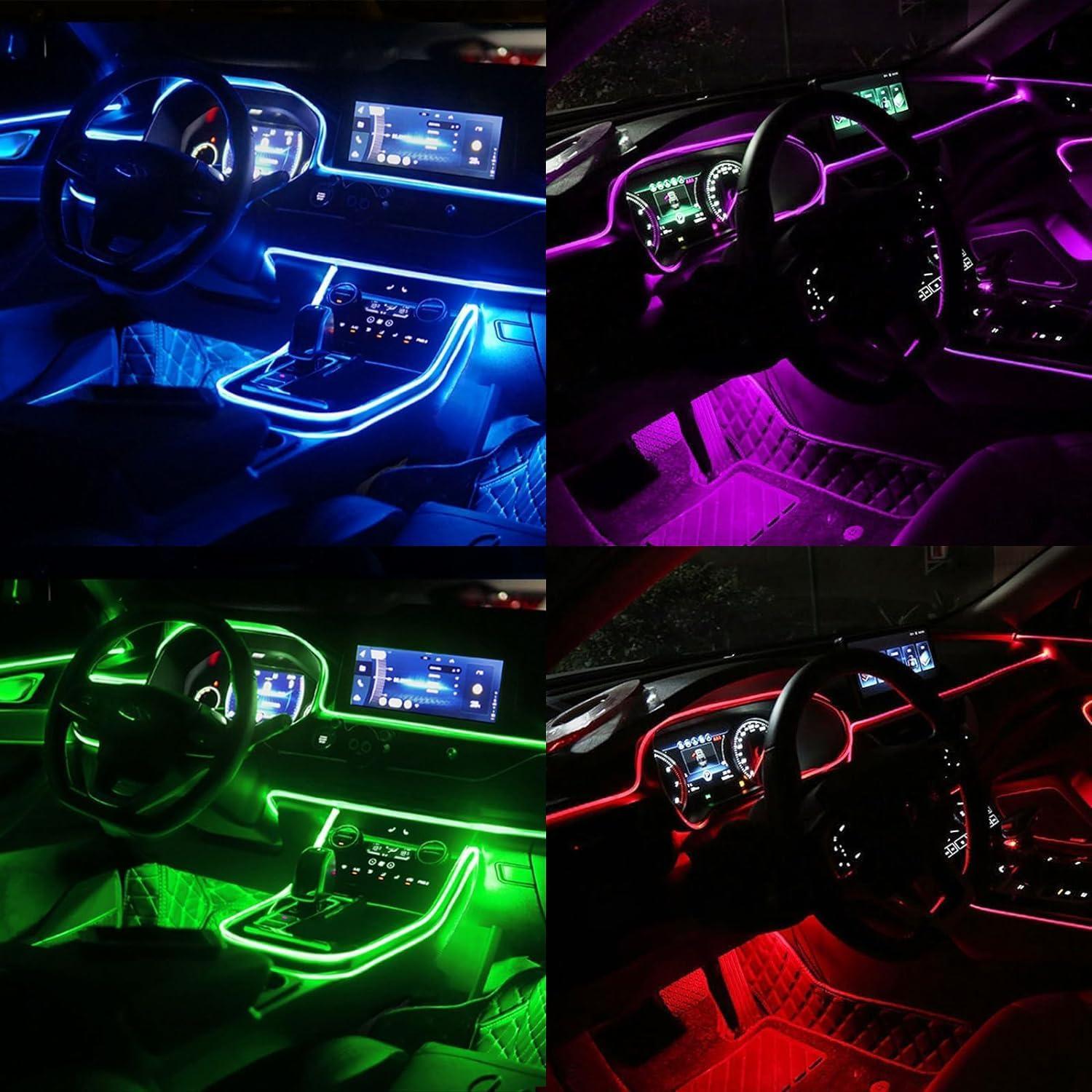 Luces LED para Carro SAMGCHI 6m RGB Control Remoto APP