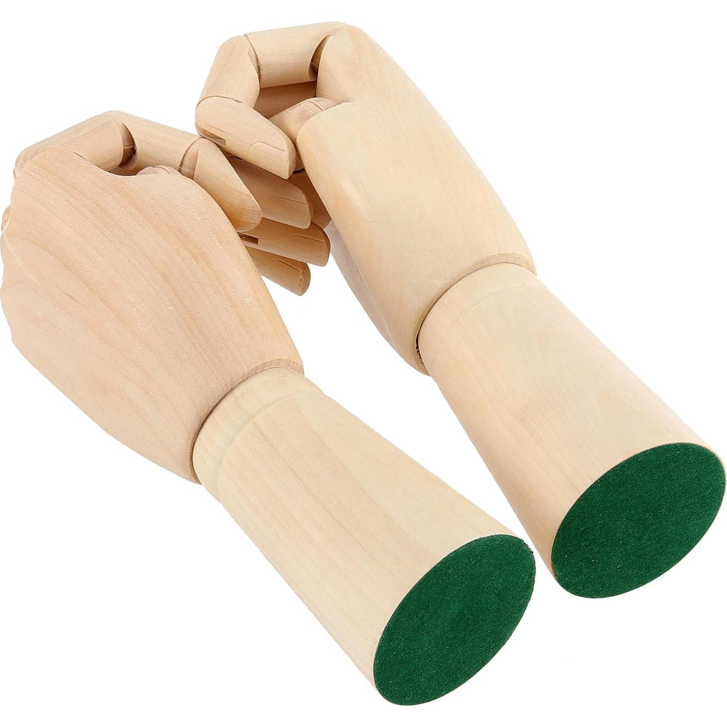 Mano de Madera Flexible ZEONHAK 30x10 cm - 4 Piezas
