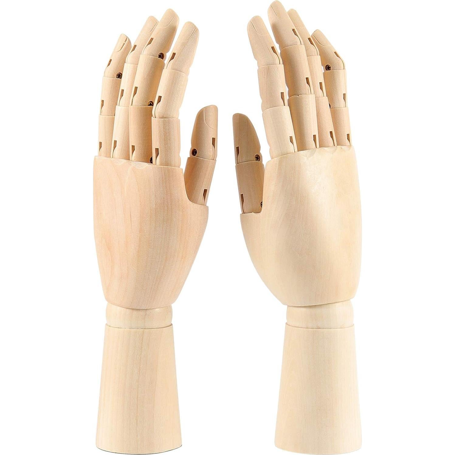 Mano de Madera Flexible ZEONHAK 30x10 cm - 4 Piezas