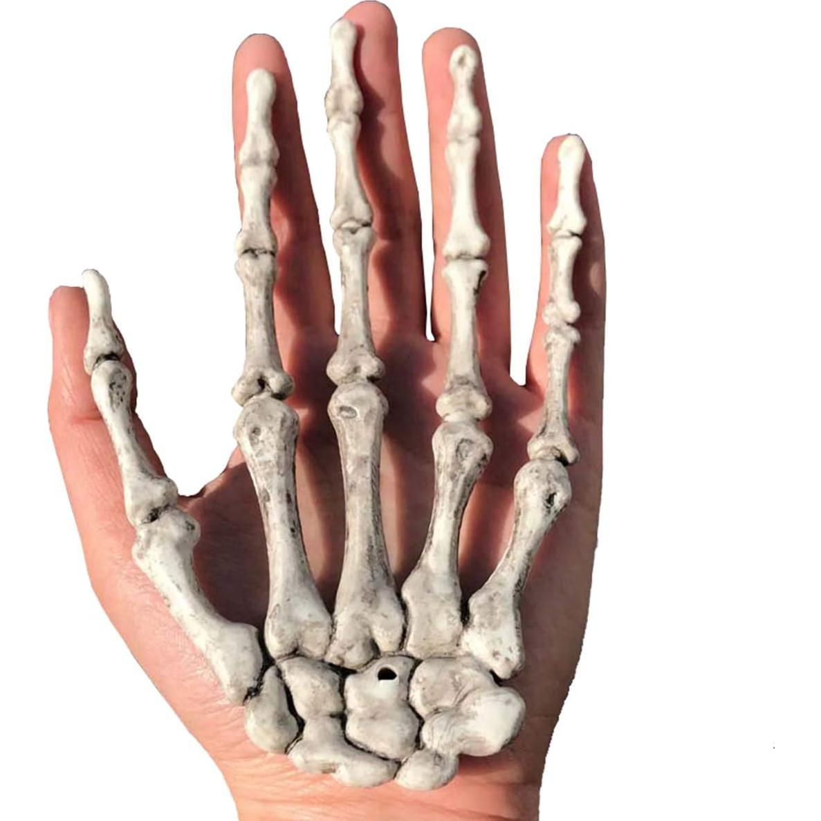 Manos Esqueléticas de Halloween XONOR - 1 Par de Plástico