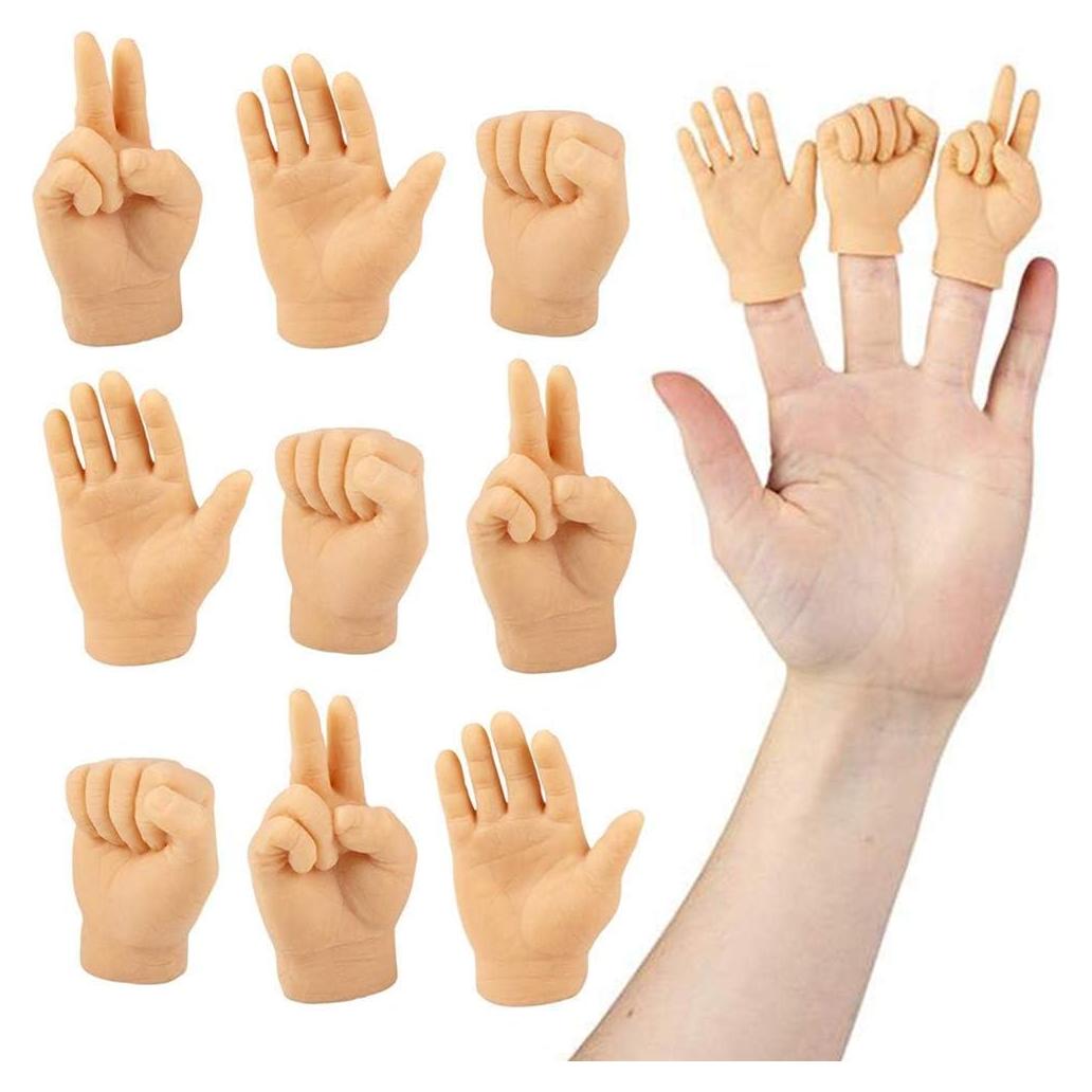 Títeres de Dedo ArtCreativity Set 12 Silicona Realista