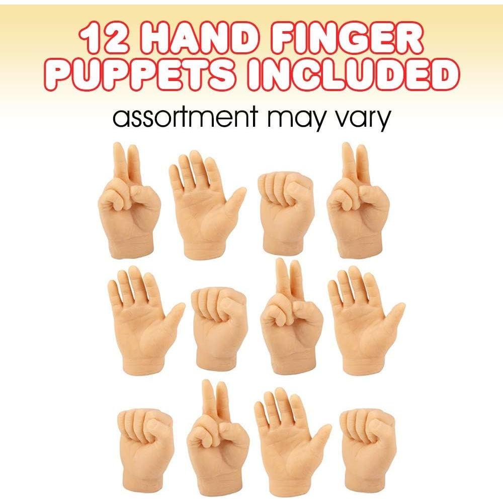 Títeres de Dedo ArtCreativity Set 12 Silicona Realista