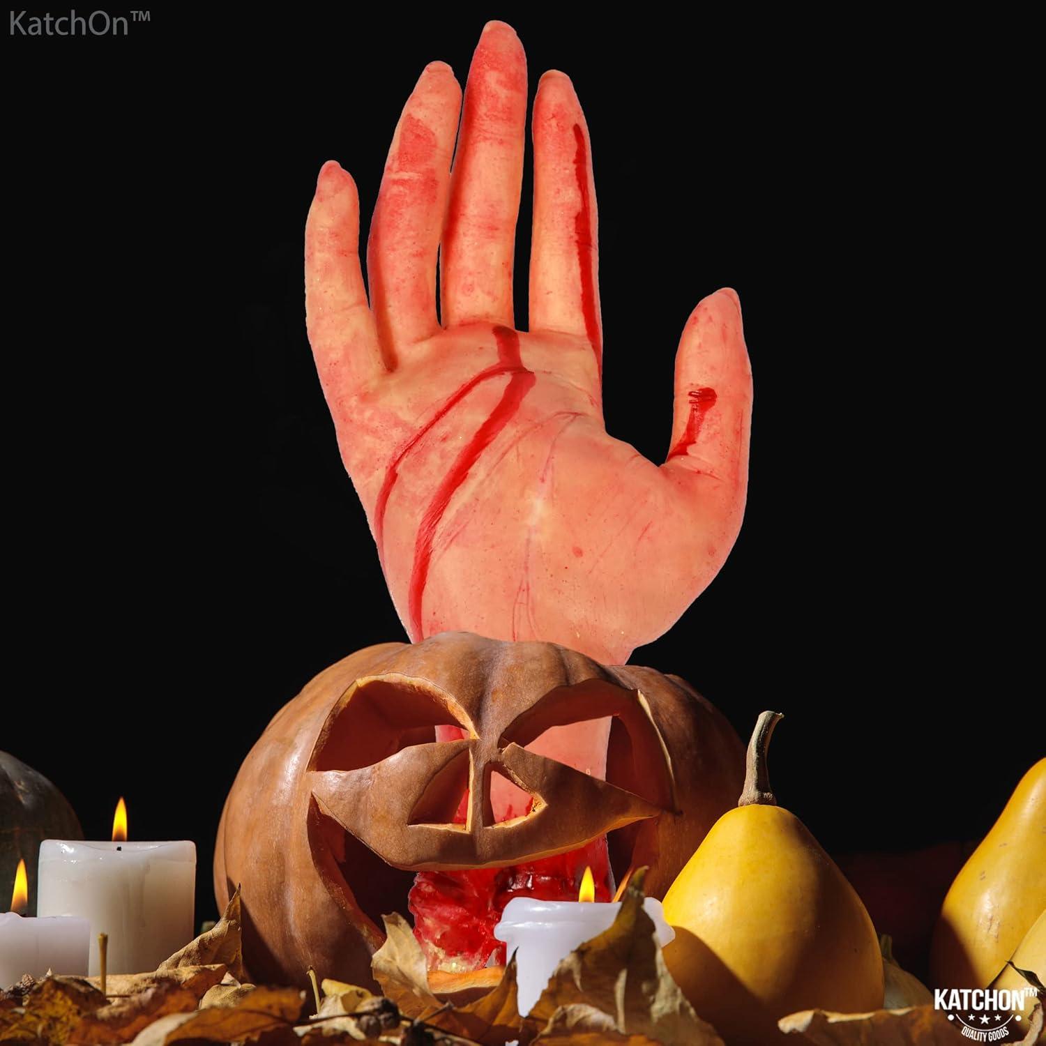 Mano Sangrienta Falsa KatchOn 25,4 cm Halloween