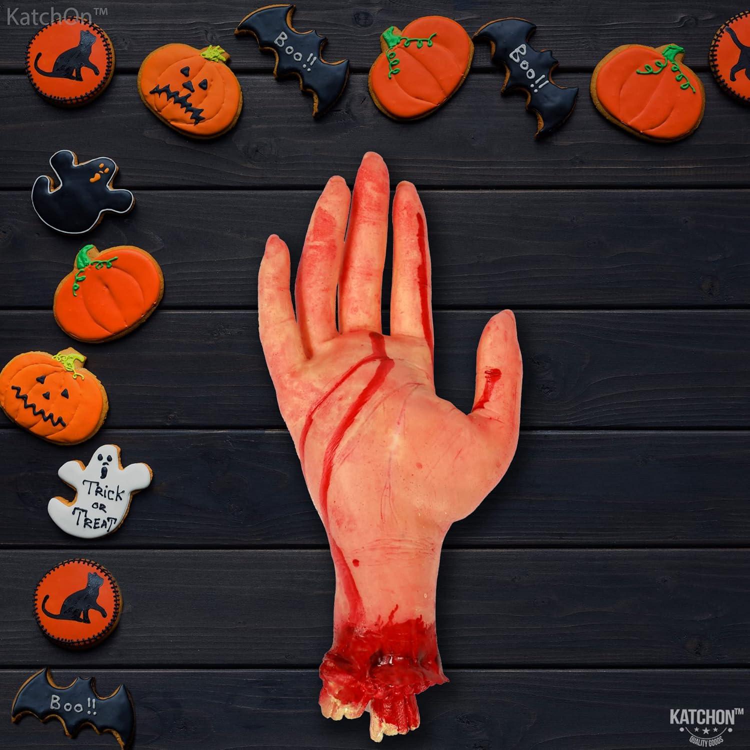 Mano Sangrienta Falsa KatchOn 25,4 cm Halloween