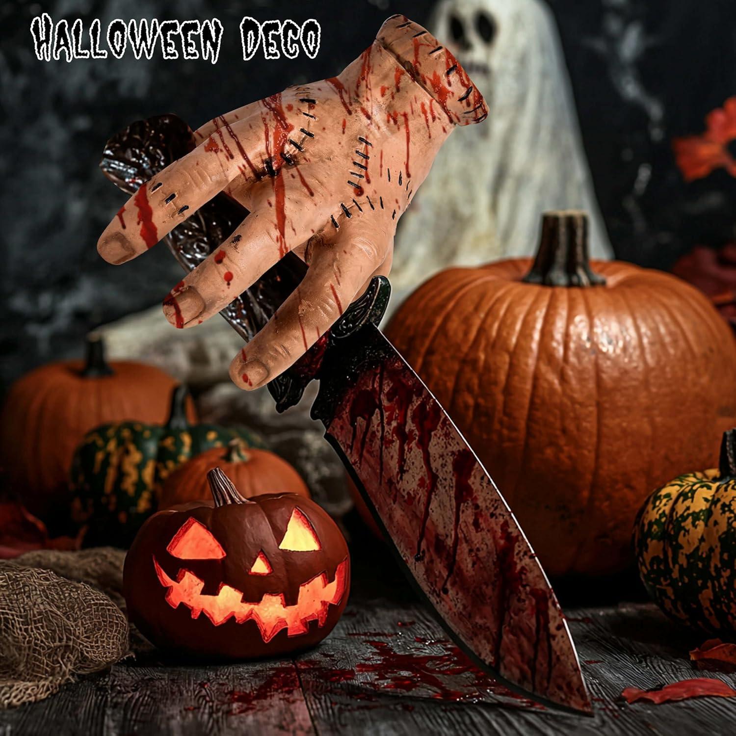 Mano Falsa de Halloween PRESENCE - Decoración Realista 15+