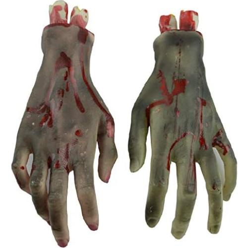 Manos y Pies Falsos de Halloween Vocoliday - 1 Par