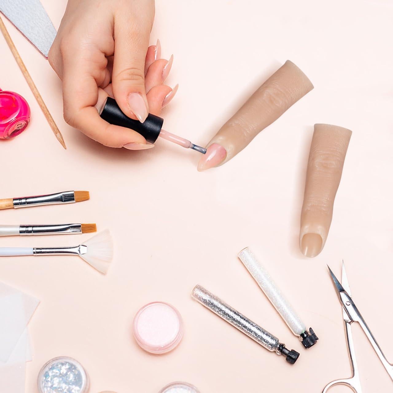 Modelos de dedos de silicona Balacoo para arte de uñas