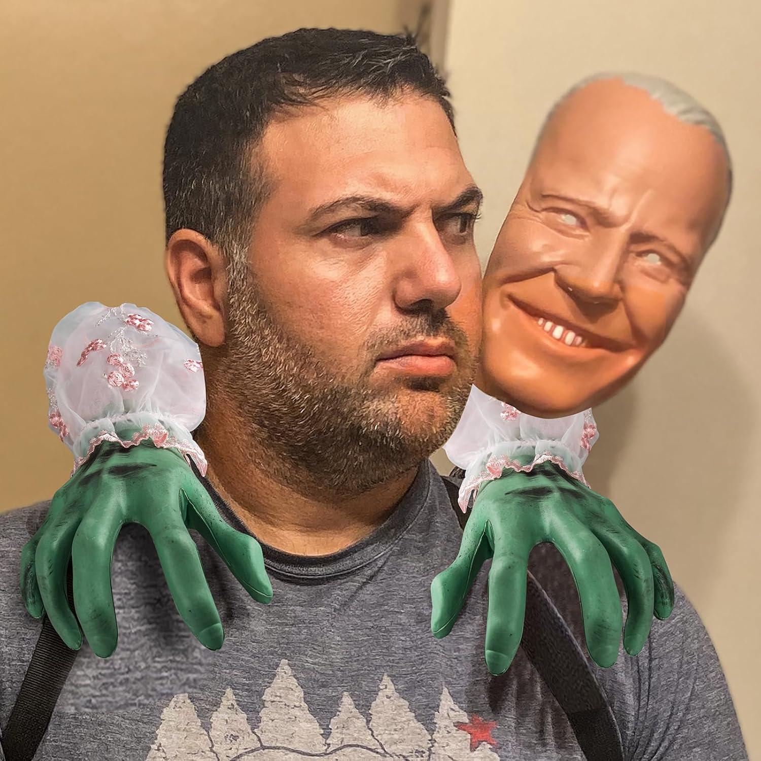 Manos de Esqueleto de Halloween SUNREEK 33.5x13 cm Realistas