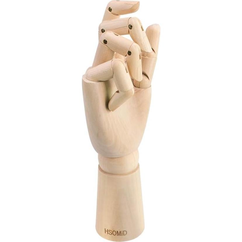 Mano de Madera Flexible HSOMiD 25,4 cm para Artistas