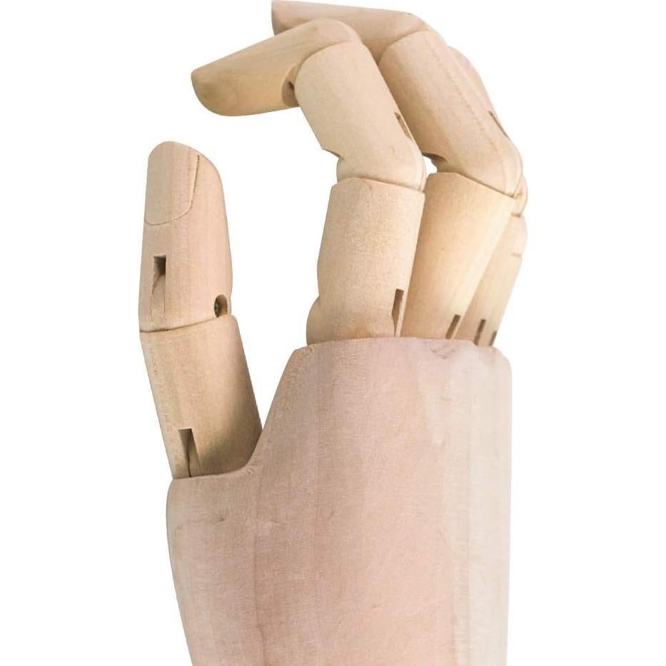 Mano de Madera Flexible HSOMiD 25,4 cm para Artistas