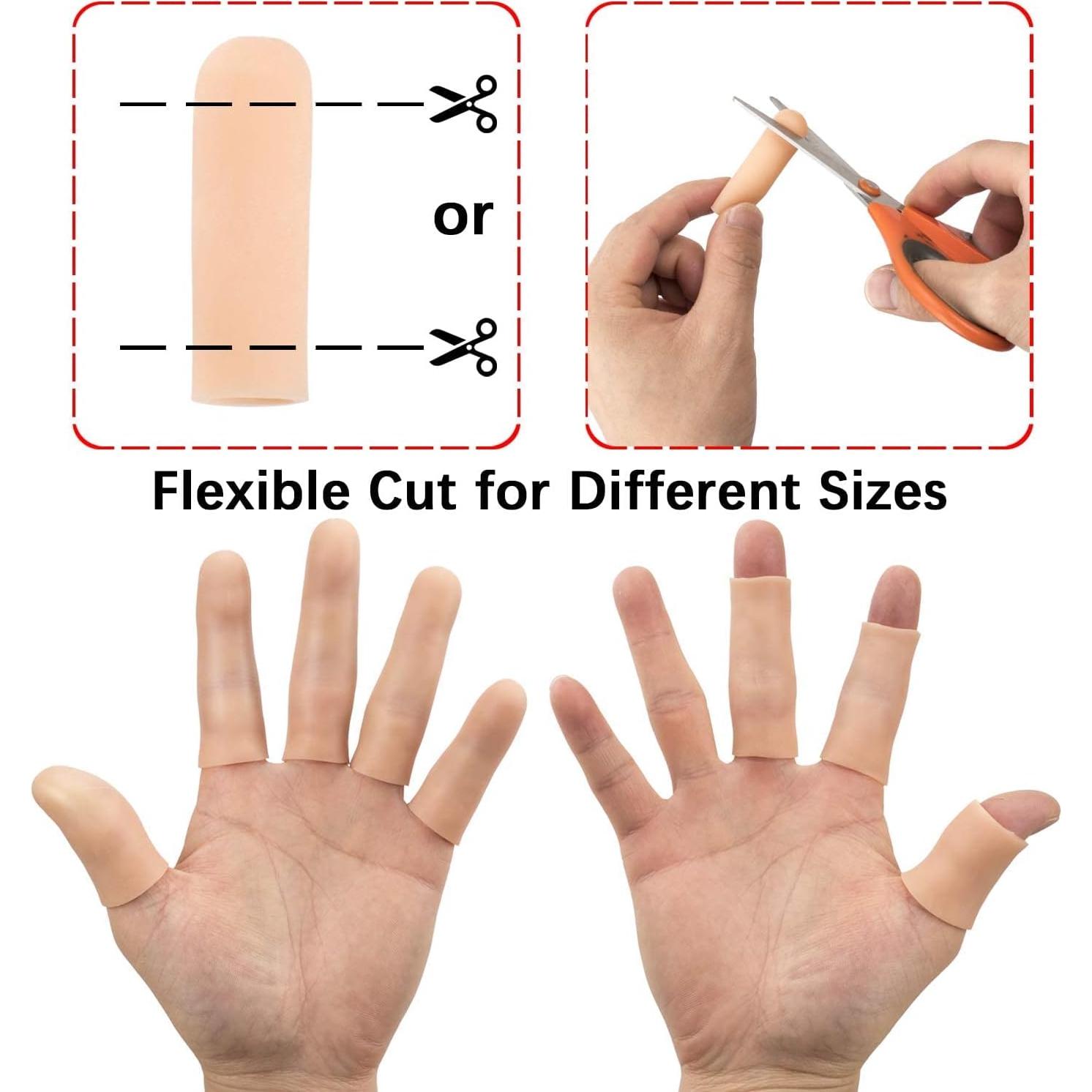 Guantes Protectores de Dedos ANCIRS - Gel Reutilizable 20 Pzas