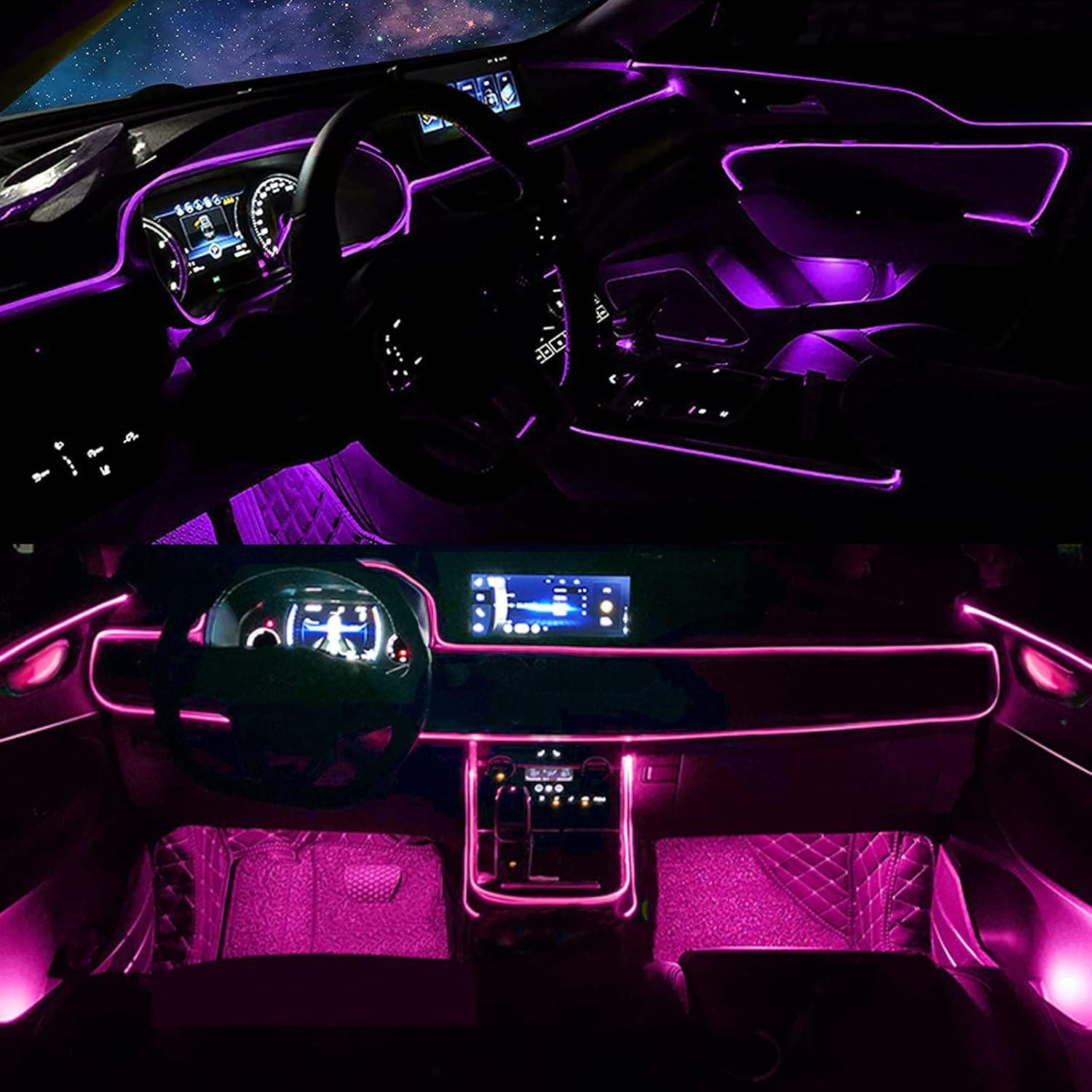 Luces LED de tira DEHERANE para coche RGB 800 cm Bluetooth