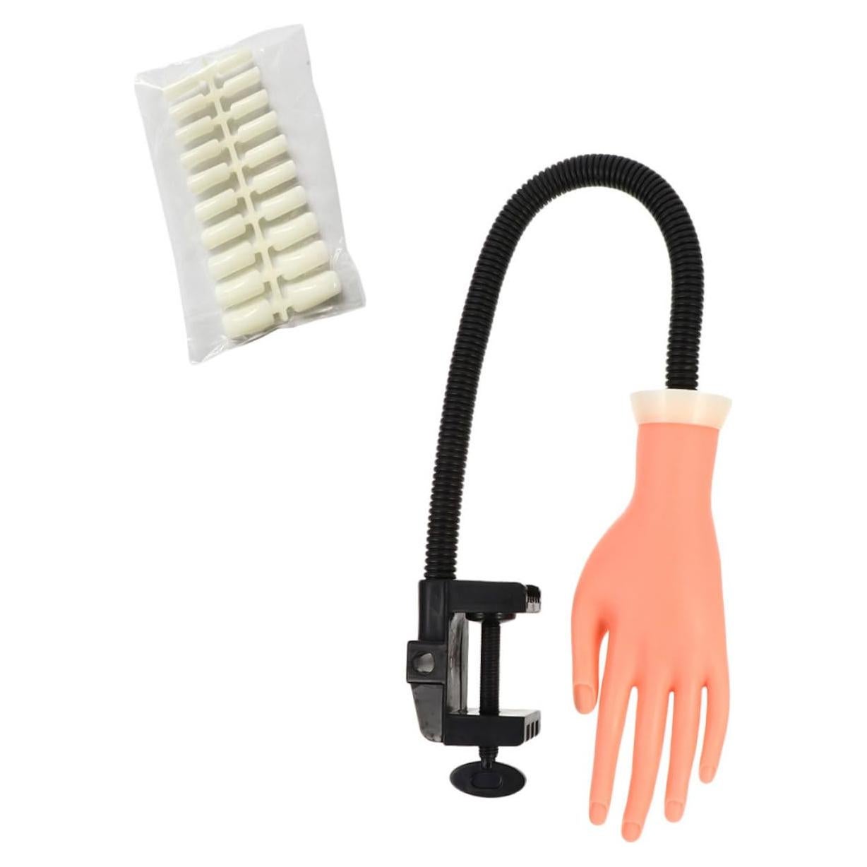 Mano Prostética de Silicona FOMIYES para Práctica de Uñas