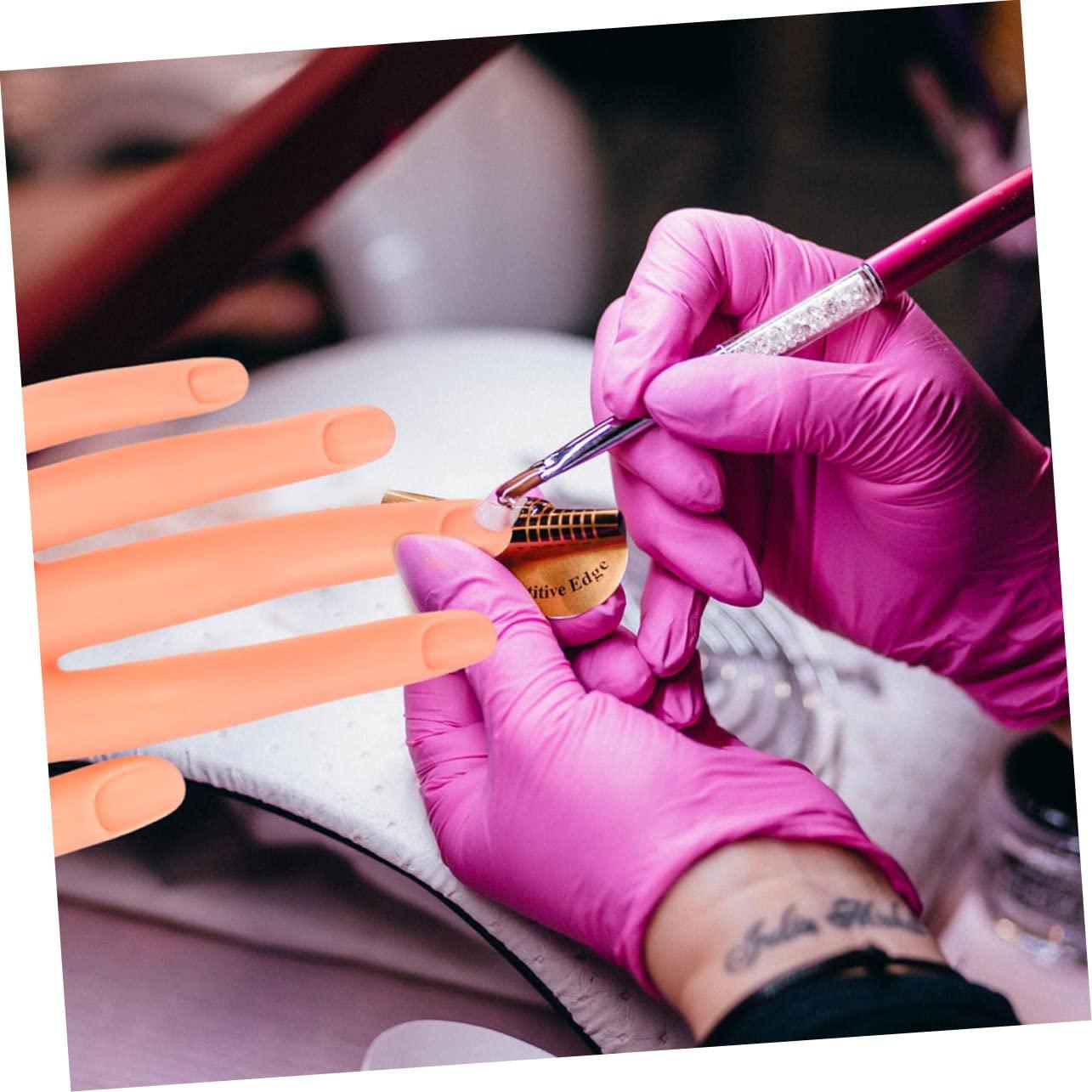 Mano Prostética de Silicona FOMIYES para Práctica de Uñas