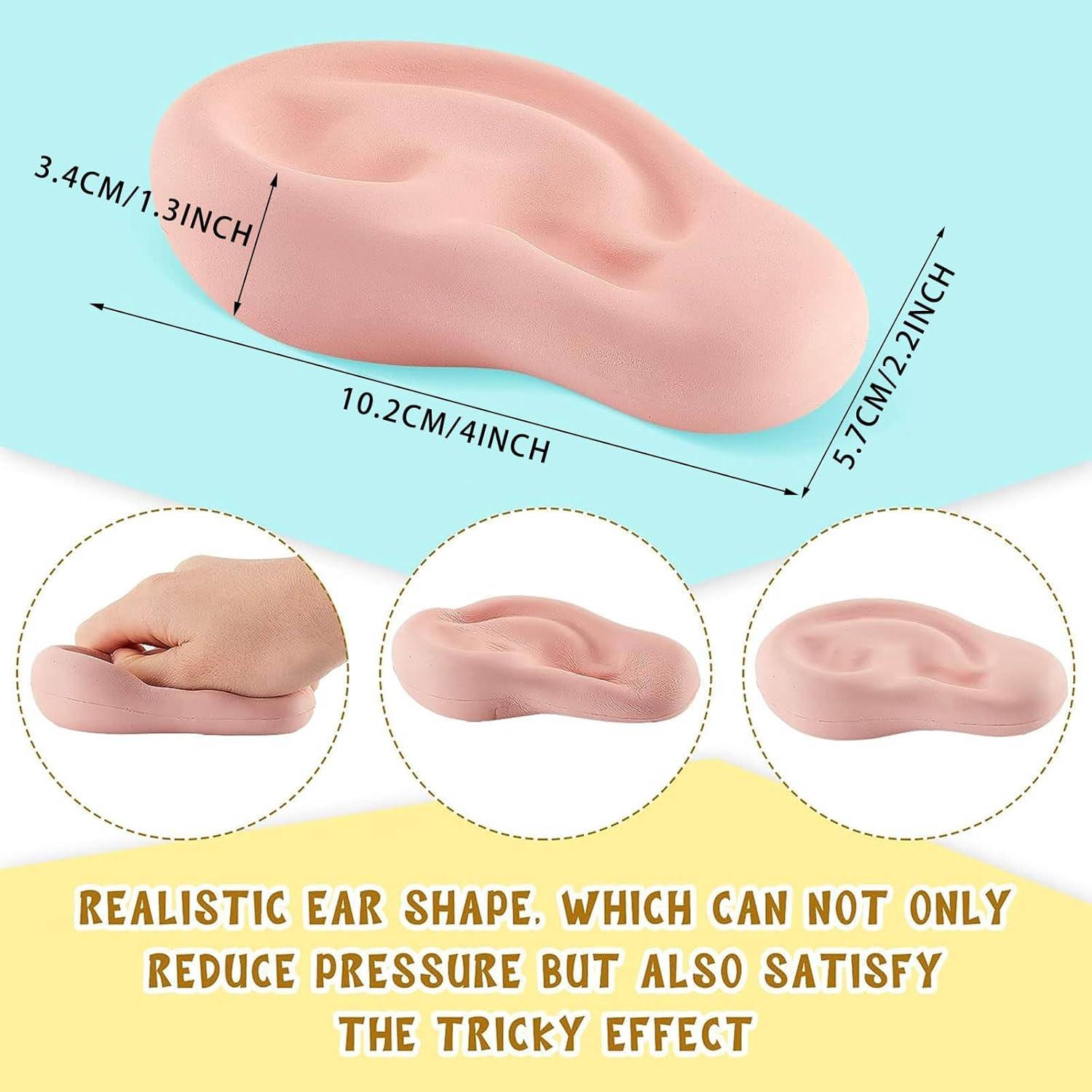 2 Piezas Juguete Antiestrés Oídos Falsos Hungdao 10.2 cm