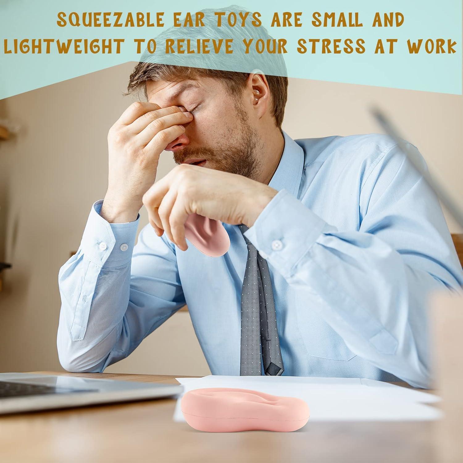 2 Piezas Juguete Antiestrés Oídos Falsos Hungdao 10.2 cm