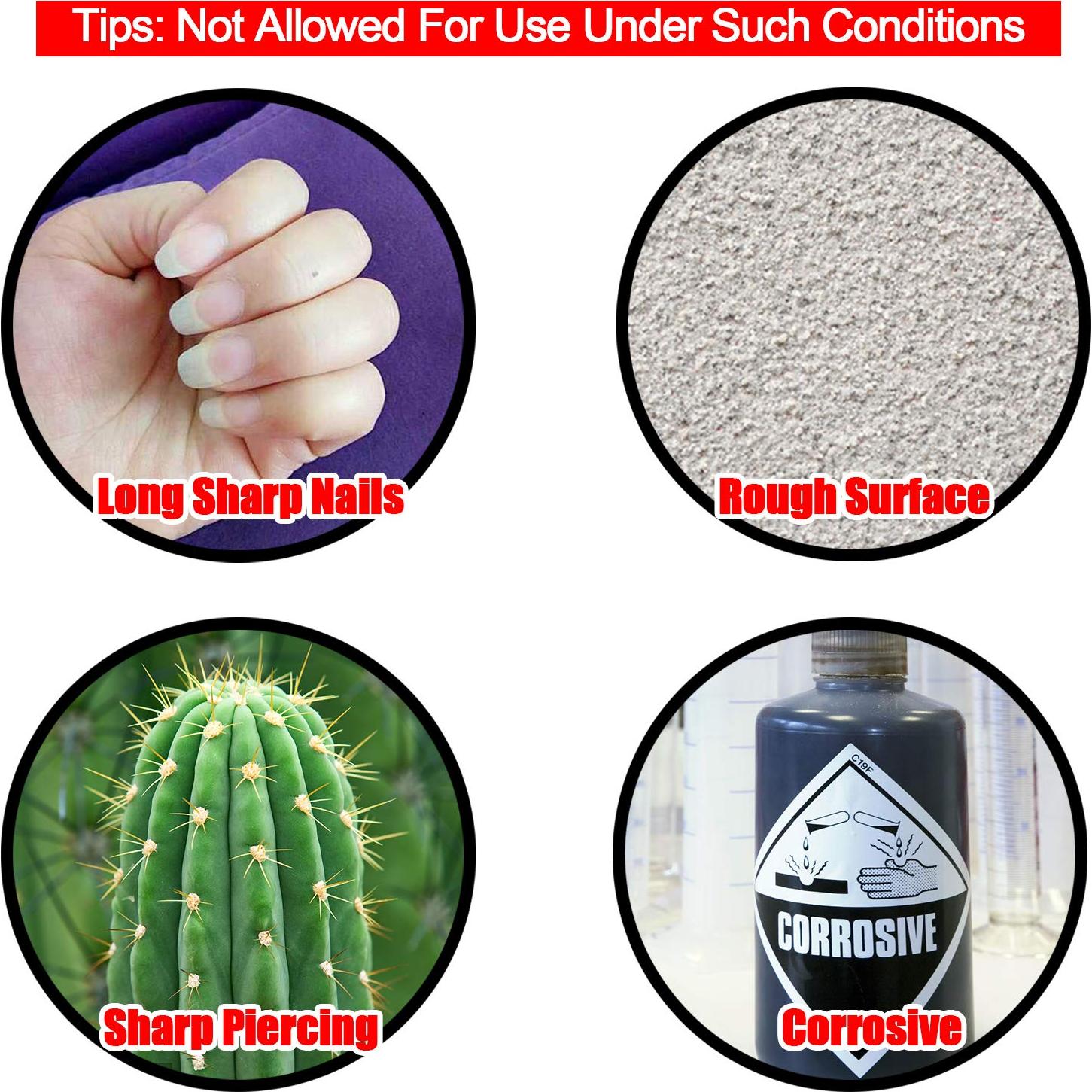 Guantes Protectores de Dedos ANCIRS Gel - 20 Piezas Blancas