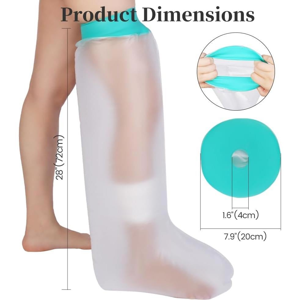 Cubierta Impermeable para Yeso de Pierna Mosago Verde