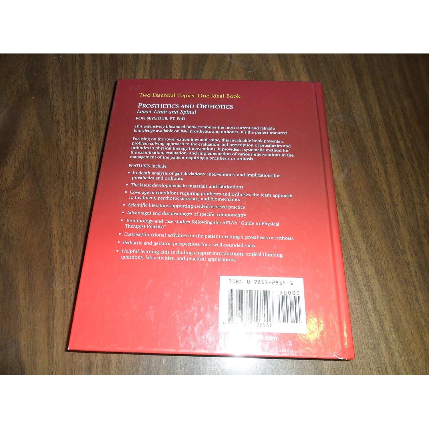 Prosthetics and Orthotics: Lower Limb and Spine