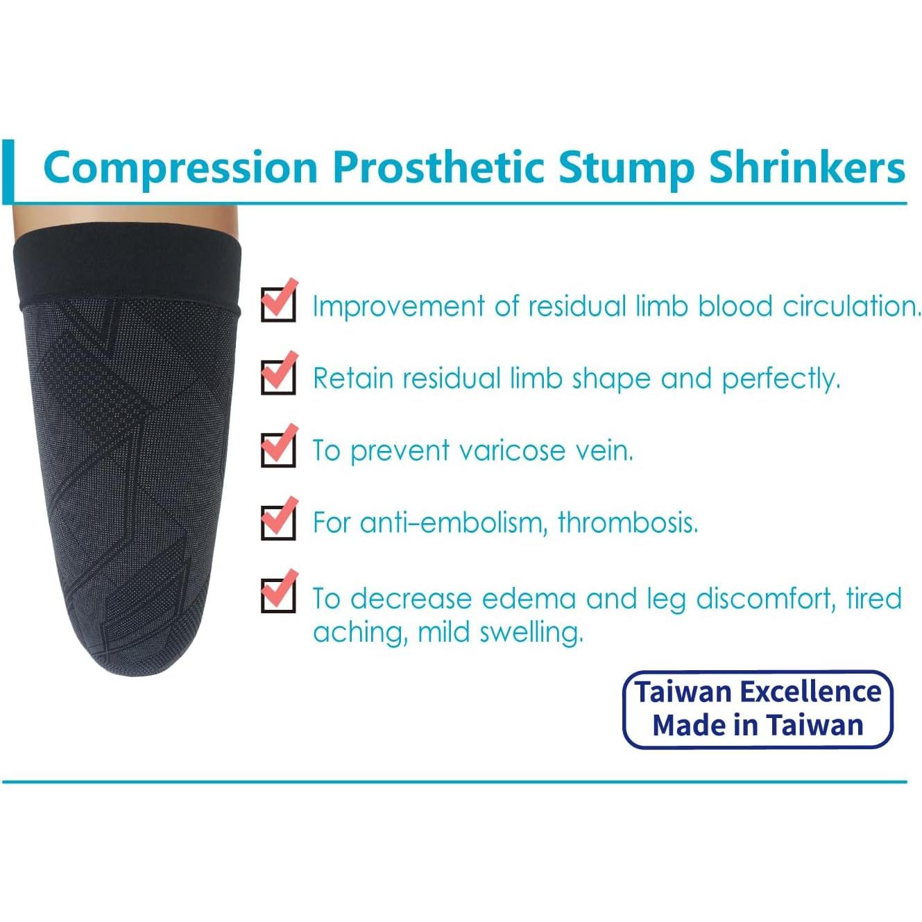 Reductor de muñón protésico JianiMed 35 cm 2XL compresión 20-30