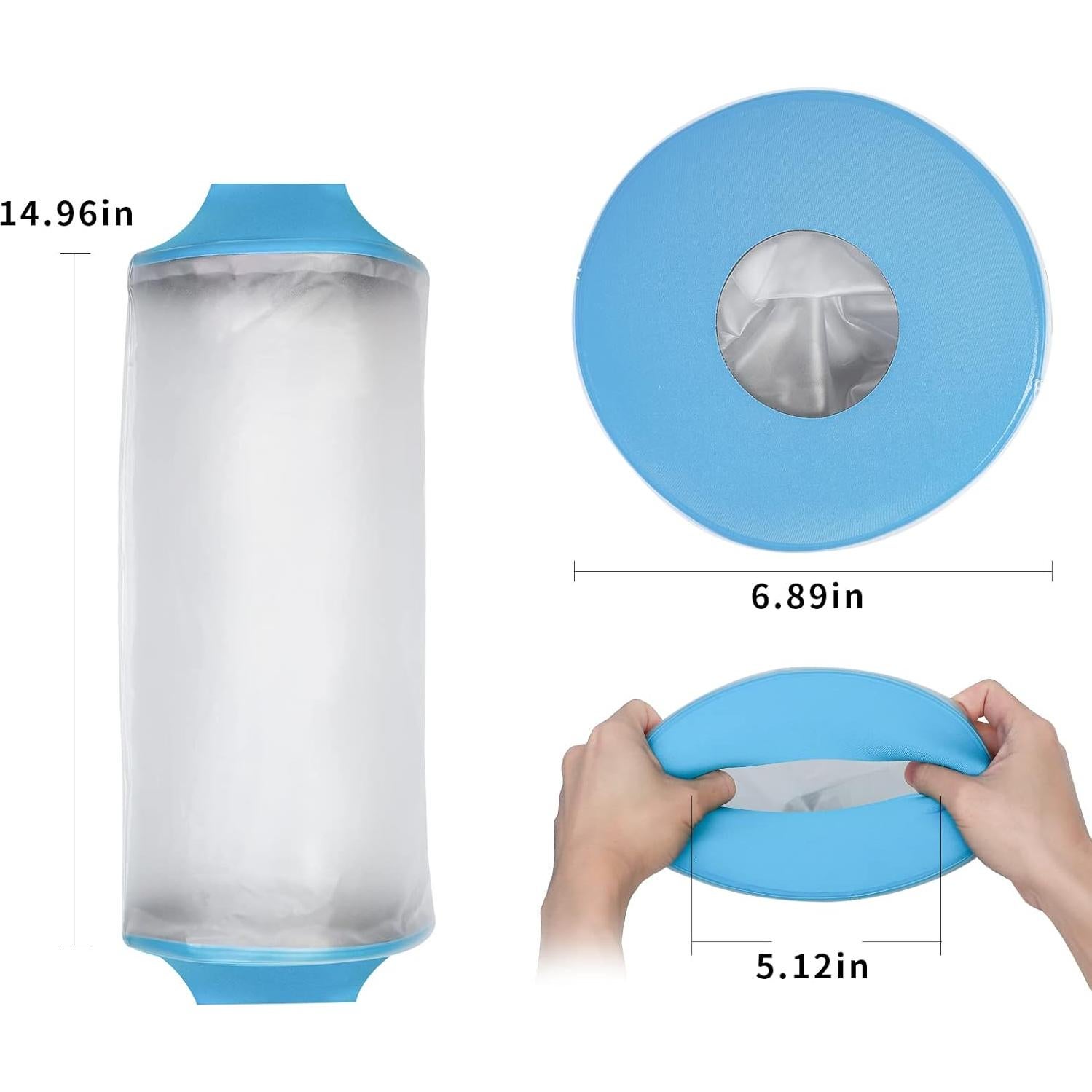 Funda Impermeable para Yeso de Rodilla SUPERNIGHT Azul