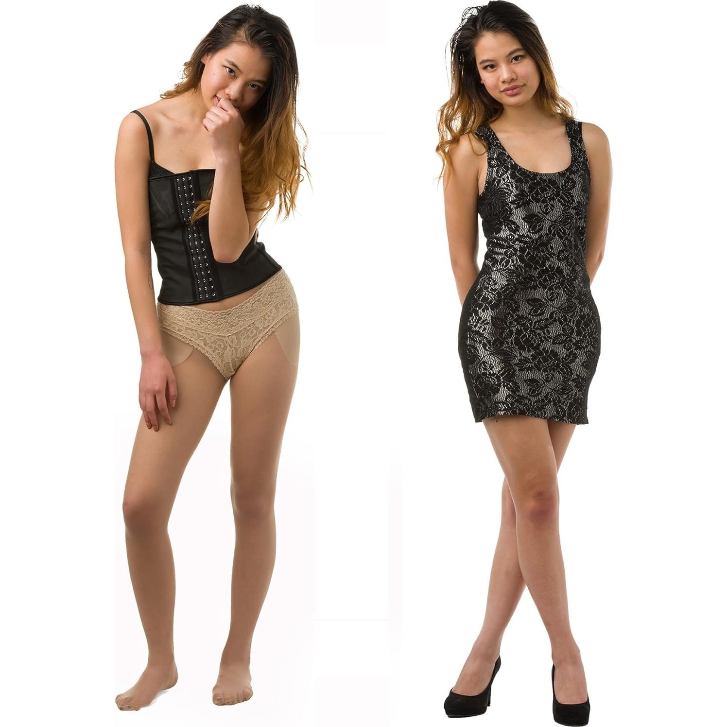 Almohadillas de Cadera Silicona Skinister Mujeres Talla A Bronce