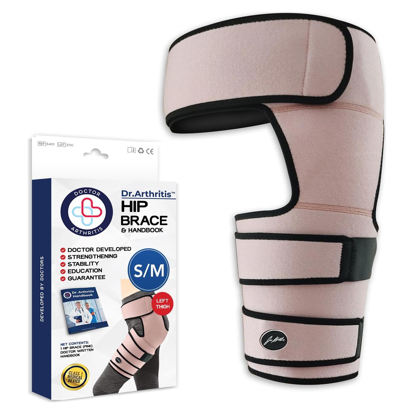 Soporte de Cadera Dr. Arthritis S/M Rosa para Alivio de Dolor