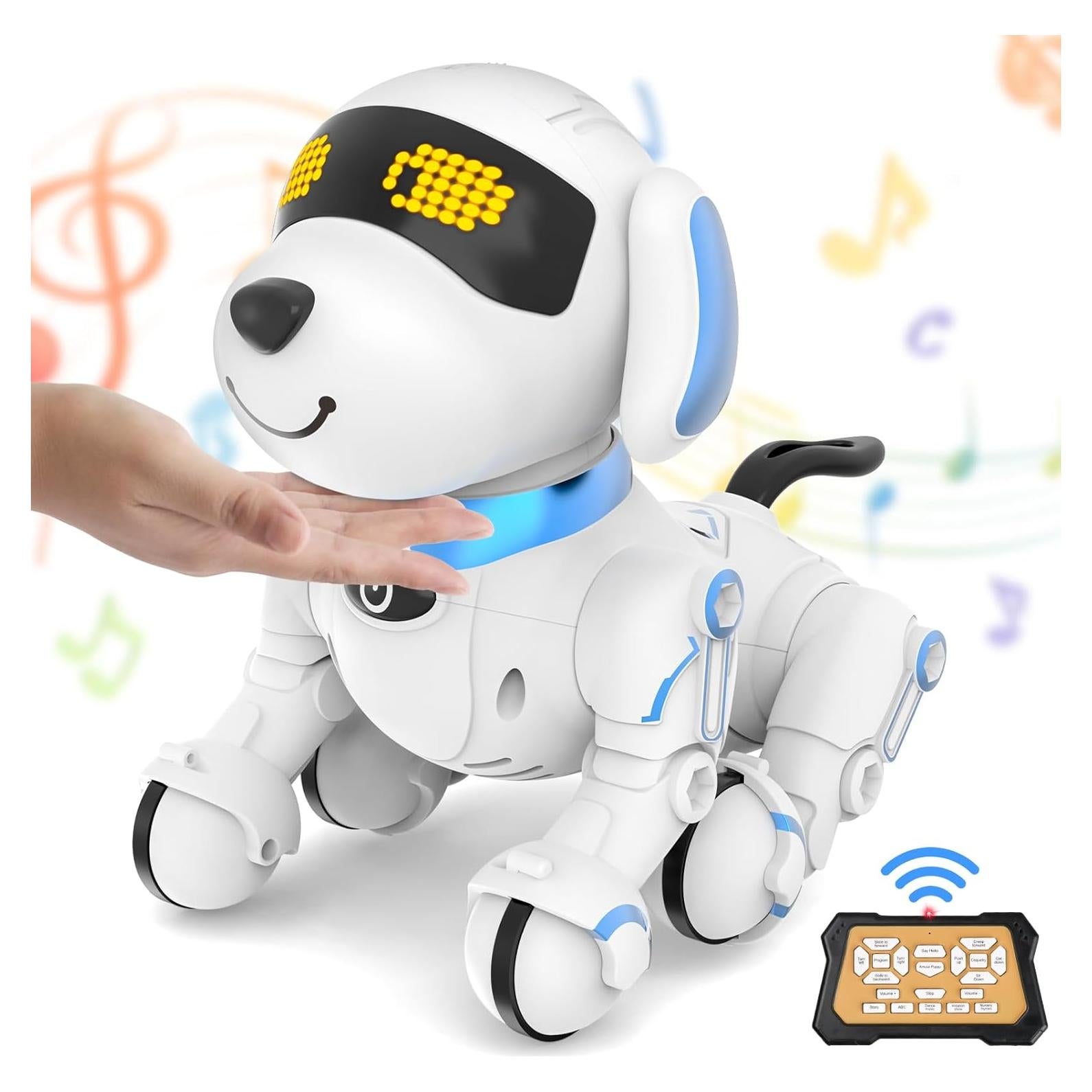 Perro Robot Dwi Dowellin Y878 Interactivo para Niños 8-12 Años