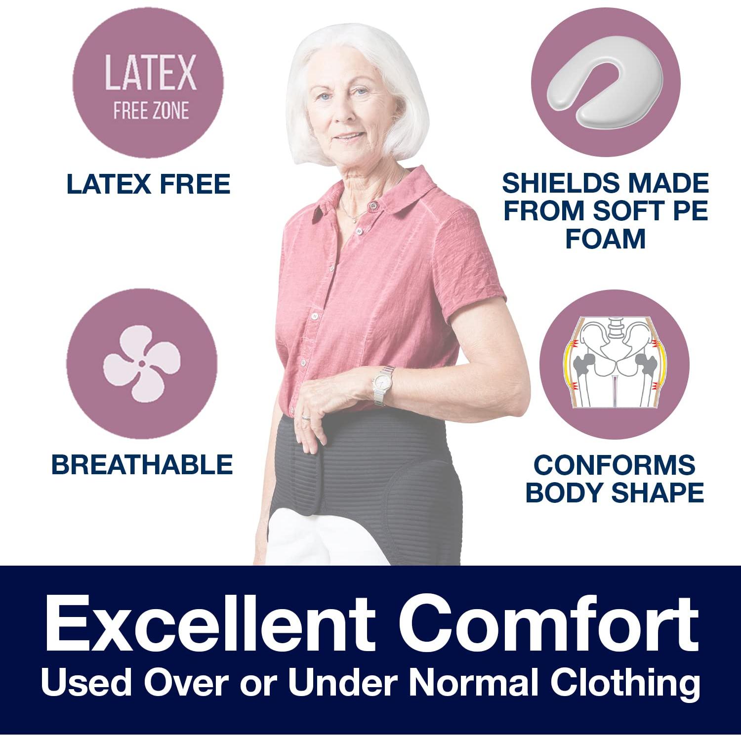 Cinturón Protector de Cadera SAFEHIP Active XL 117-127 cm Negro